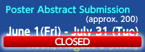 Poster Abstract Submission:approx. 200
CLOSED